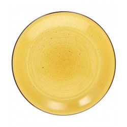 Talerz obiadowy, żółty Tognana Art & Pepper, 27 cm