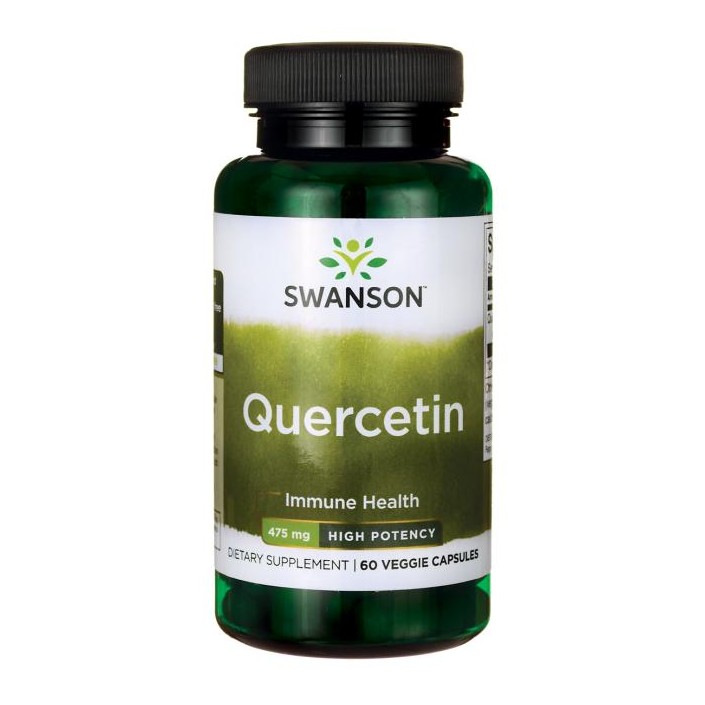 SWANSON Quercetin 475mg, 60vcaps. - Kwercetyna SWANSON Quercetin 475mg, 60vcaps. - Kwercetyna
