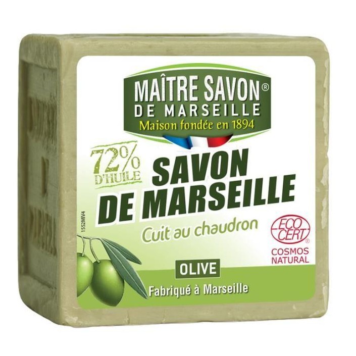 Mydło marsylskie oliwkowe EcoCert 300g MAITRE SAVON Mydło marsylskie oliwkowe EcoCert 300g MAITRE SAVON