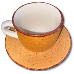 Filiżanka do herbaty Art & Pepper 250 ml, pomarańczowa