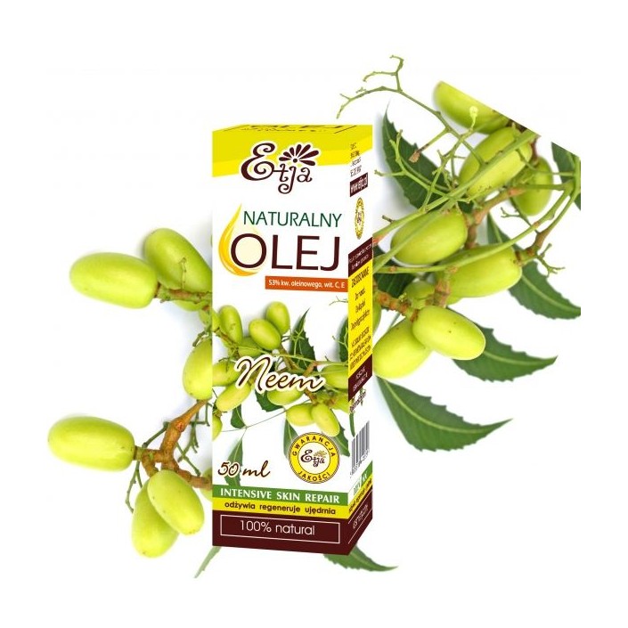 ETJA Olej Neem - Miodla Indyjska 50ml ETJA Olej Neem - Miodla Indyjska 50ml
