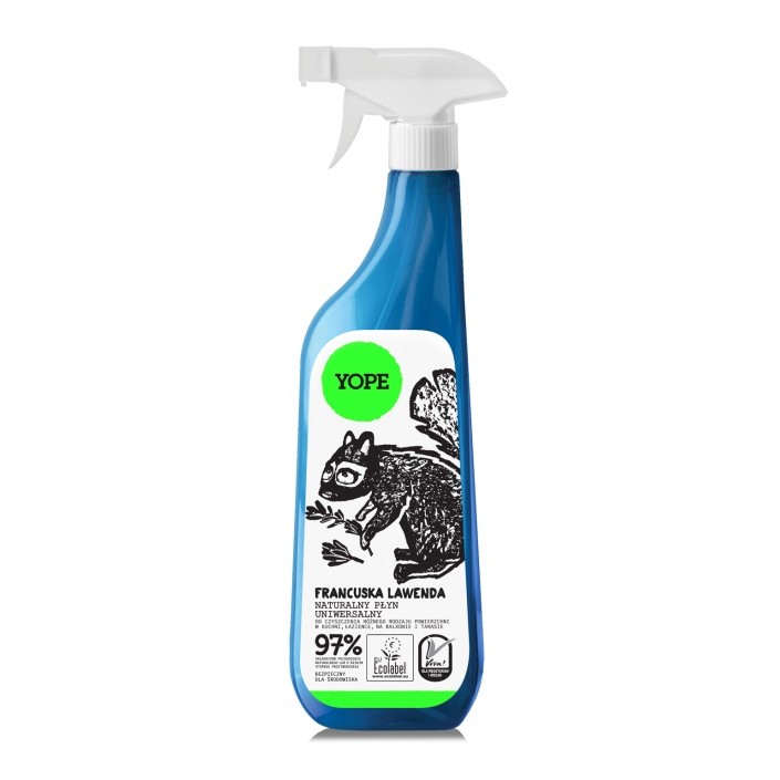 YOPE Płyn uniwersalny Francuska Lawenda 750ml (natualny środek czyszczący) YOPE Płyn uniwersalny Francuska Lawenda 750ml (natualny środek czyszczący)