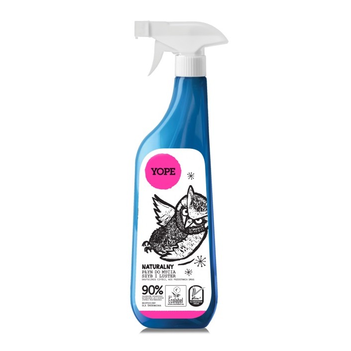 YOPE Płyn do luster i szyb Naturalny 750ml (natualny środek czyszczący) YOPE Płyn do luster i szyb Naturalny 750ml (natualny środek czyszczący)
