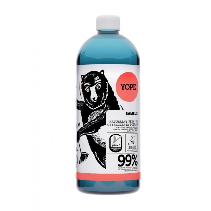 YOPE Płyn do podłóg Bambus 1000ml (natualny środek czyszczący) YOPE Płyn do podłóg Bambus 1000ml (natualny środek czyszczący)